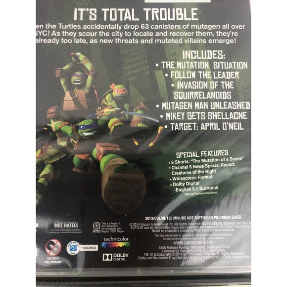 Teenage Mutant Ninja Turtles DVDs Lot of 4 Mutagen Mayhem Shredder Turtle Power - Picture 5 of 12